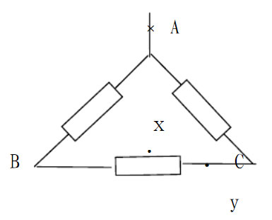 圖2并聯繞組有一支路斷路圖